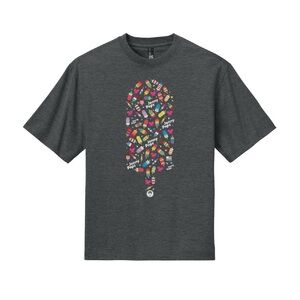 2026 JonnyPops T-Shirt Ice Cream Graphic Tee - Dark Gray XL